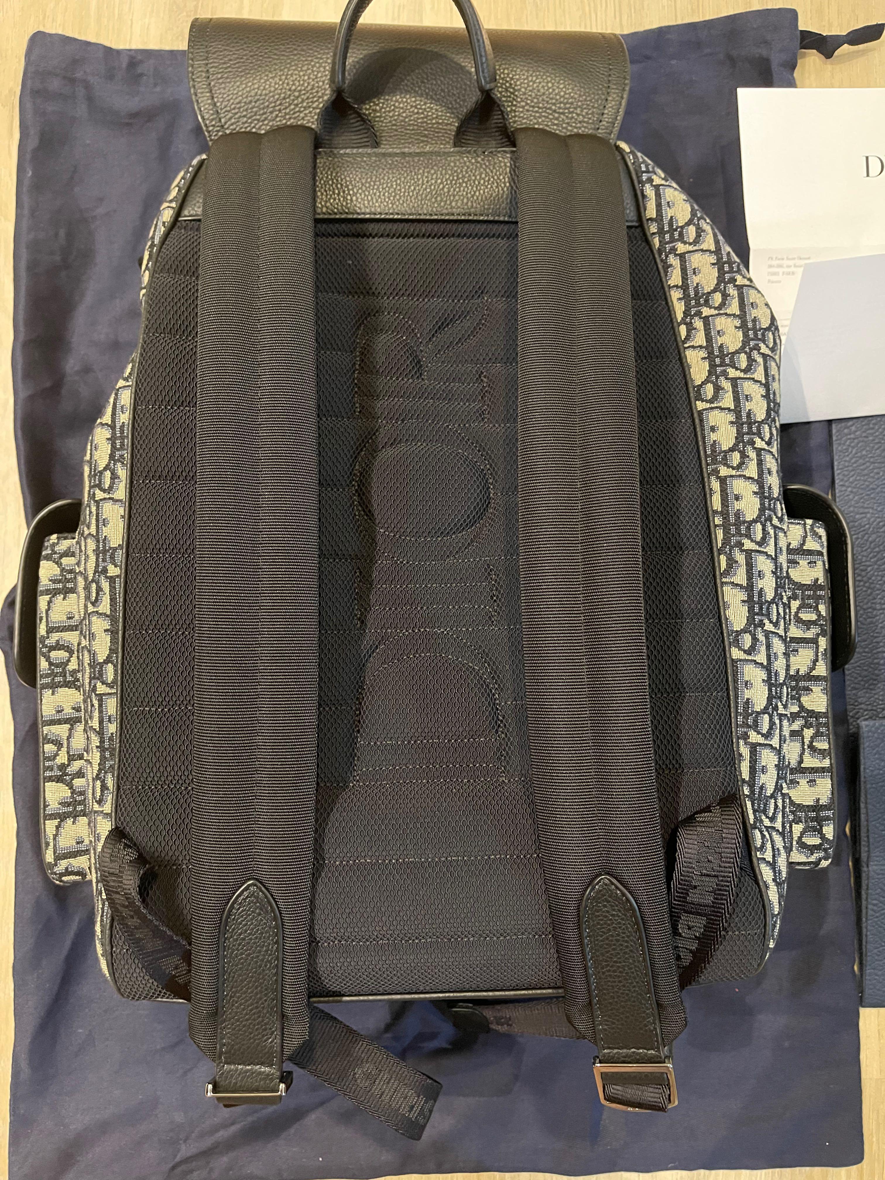 Shop Christian Dior SADDLE Saddle backpack (1ADBA161YKS_H27E) by
