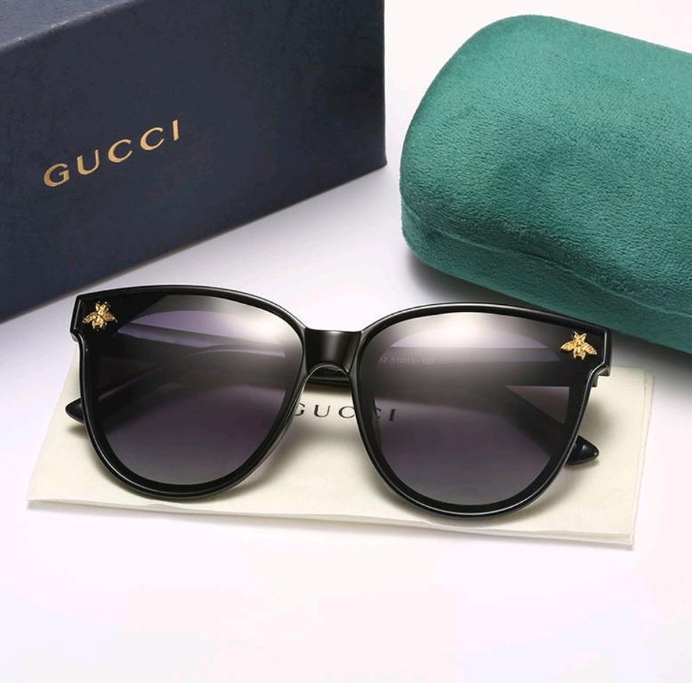 New Gucci Original Sunglasses Anti-UV 400 Polarized Photochromic Kaca Mata 02 Colour Bee Collection For Women & Men Suitable For Gift, Women's Fashion, Watches & Sunglasses & Eyewear on Carousell