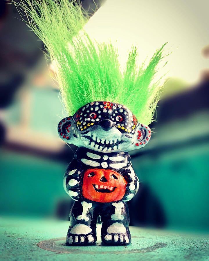 OOAK hand painted Halloween Troll Doll Hobbies Toys Toys Games on Carousell