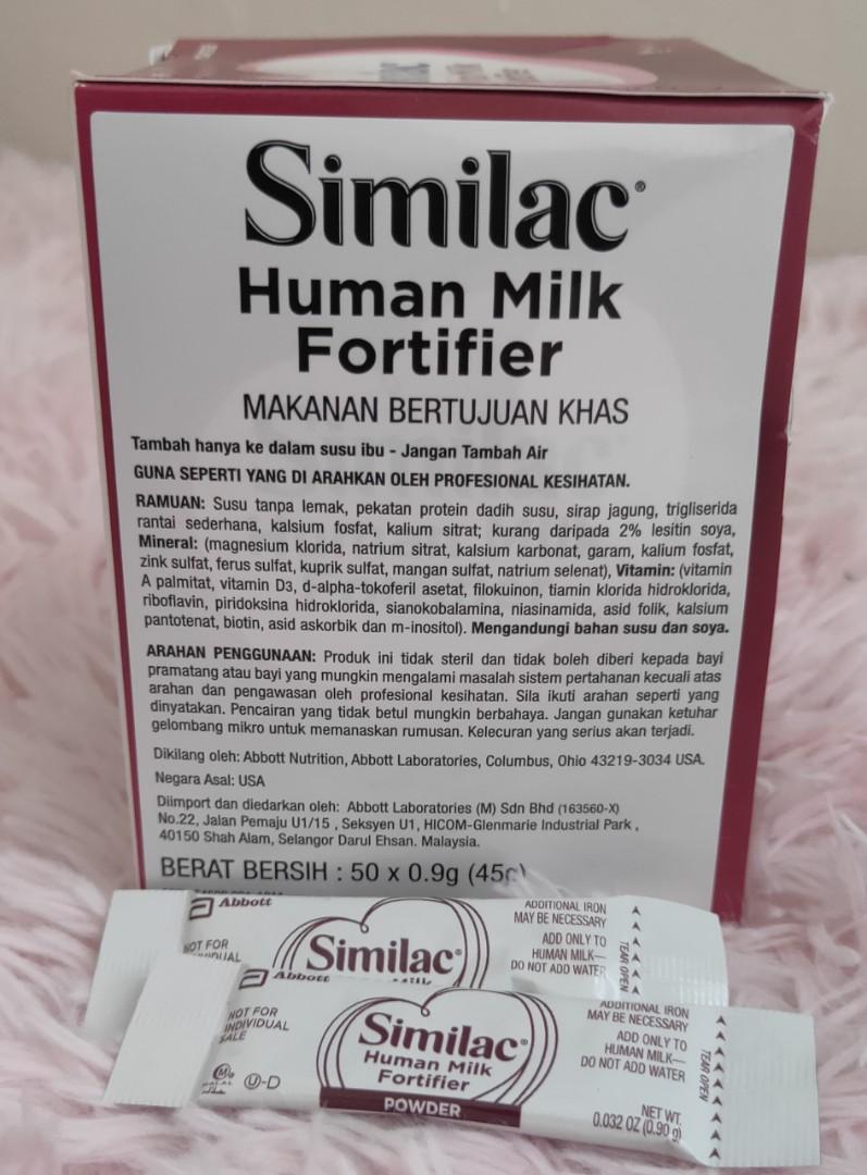 Susu similac human milk fortifier clearance