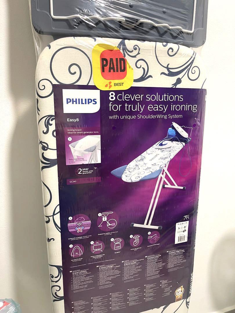 Philips Easy8 Ironing board GC240, TV & Home Appliances, Irons