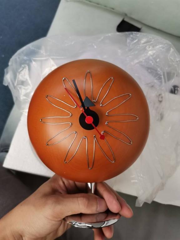 Pill Nelson Mid Century Modern Retro Analog Clock, Furniture & Home Living, Home Decor