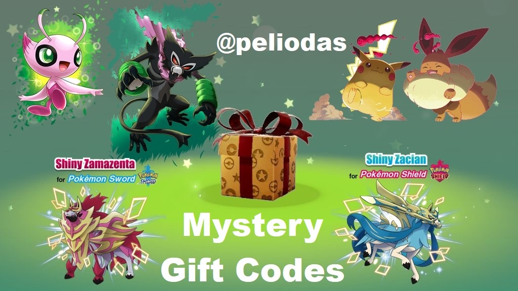 Pokemon Mystery Gift Event Download Codes Video Gaming Gaming
