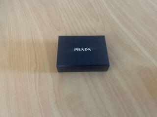 Prada card case with authenticity card
