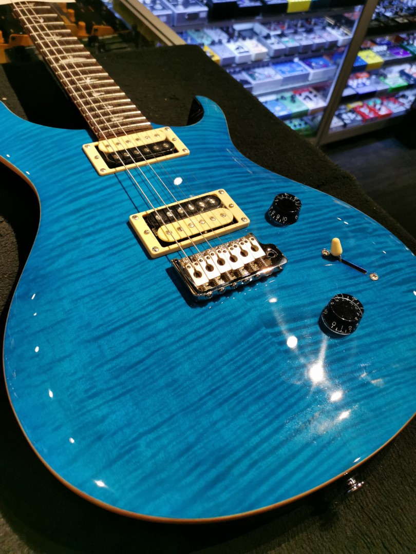 prs se custom 24 sapphire blue