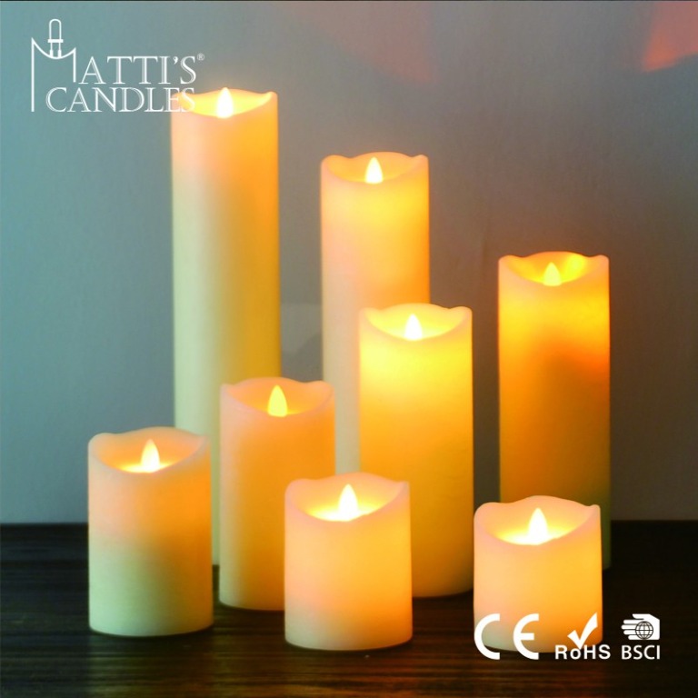 RENTAL Flickering LED flameless candle decor, Hobbies & Toys
