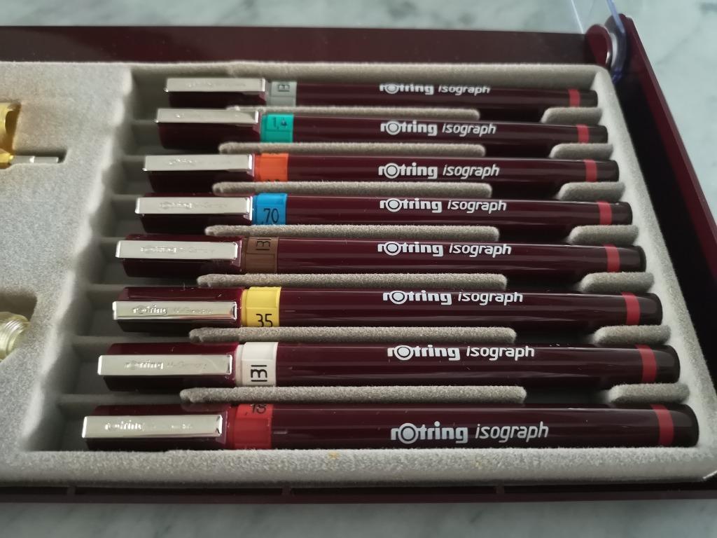 Rotring Isograph set, Hobbies & Toys, Stationery & Craft, Stationery ...