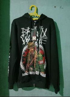 SALE!!! SWEATER BAND BRAINWASTE GRINDCORE SIZE L LUAR SETARA XL TAG HADEATH MERCHANDISE OFFICIAL