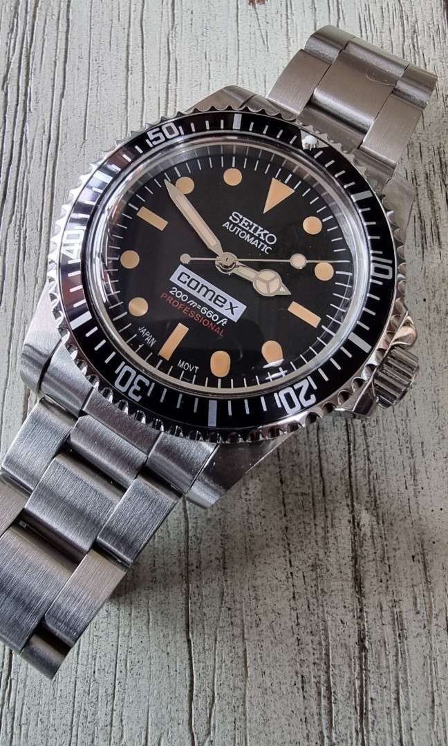 Seiko Submariner Comex Dial Mod, Men's Fashion, Watches & Accessories,  Watches on Carousell