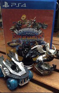 Skylanders superchargers dark spitfire set and chaos cup