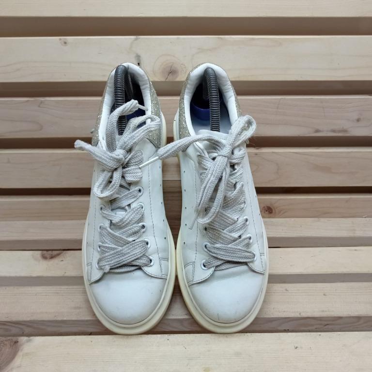 silver mcqueen sneakers