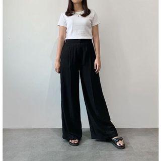 Straight Wide Pants mairis trouser andfit