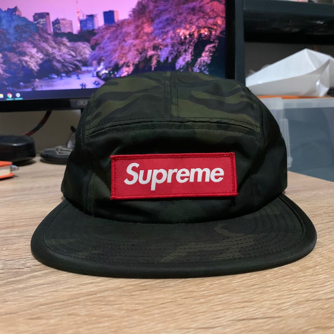 Supreme Nylon Camo SS16 cap 5 panel 