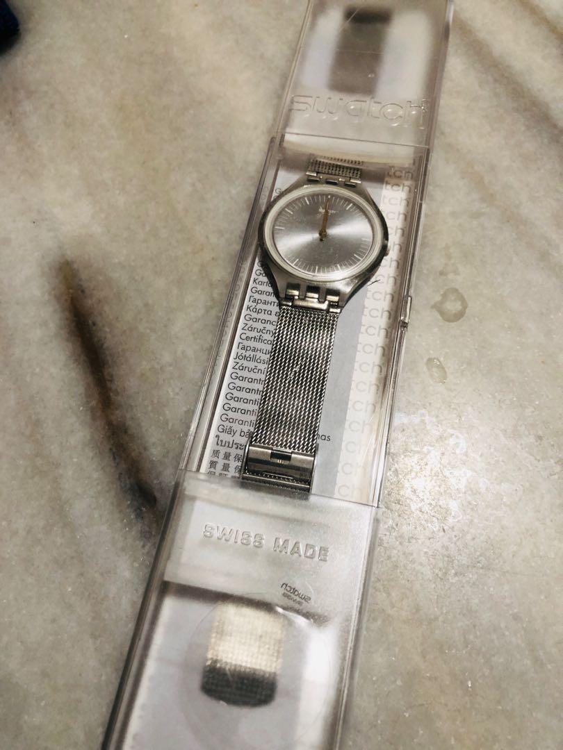 Swatch top milanese strap