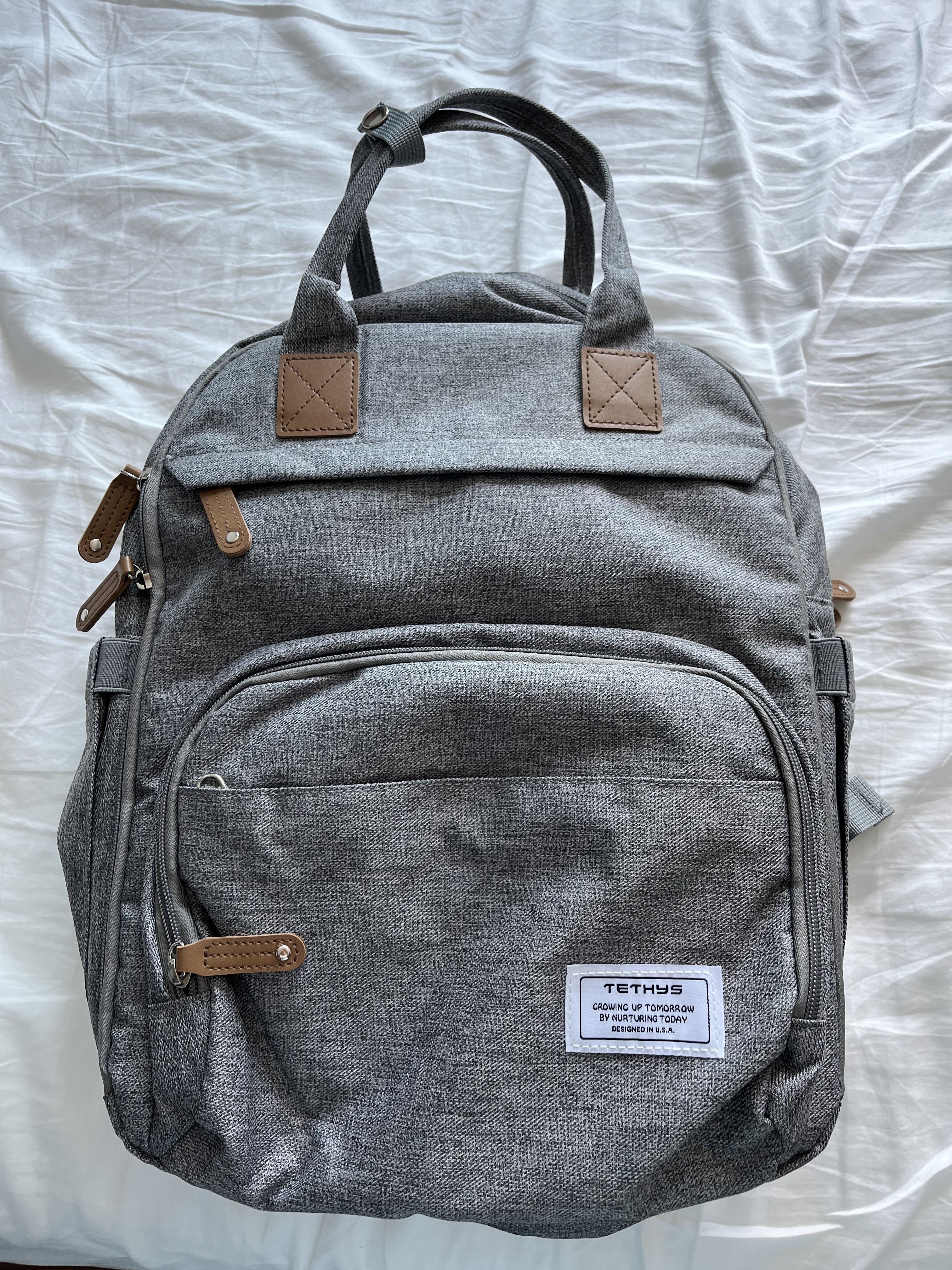 TETHYS Diaper Bag Backpack water proof unisex design