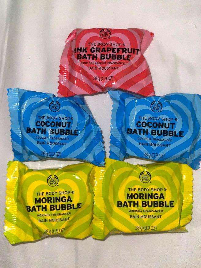 the body shop bath bubble/bomb/bain moussant, Beauty & Personal Care, Bath & Body, Bath on Carousell