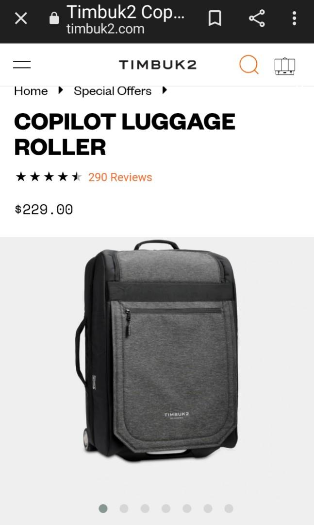 Timbuk2 20" CoPilot Glitch Carryon Cabin Luggage with Skateboard