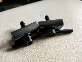 Titanium hinge clamp brompton foldie