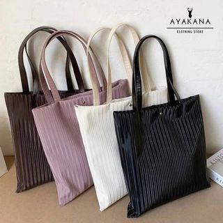 Totebag Plisket
