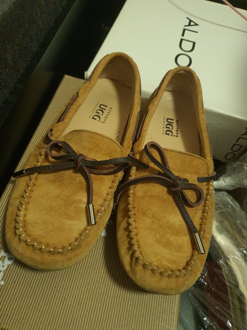 ugg loafers leather