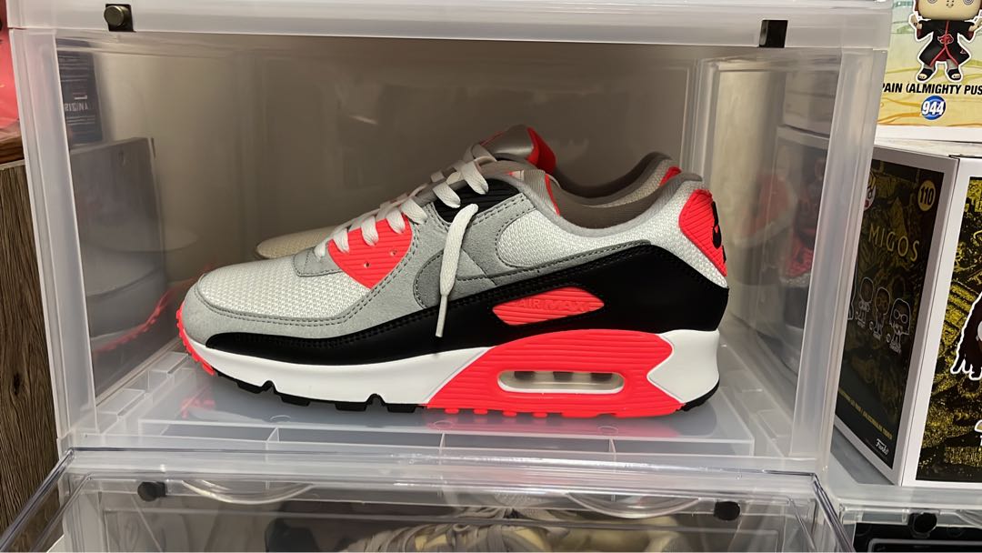 US12] Nike Air Max 90 Infrared, Men's Fashion, Footwear, Sneakers on  Carousell