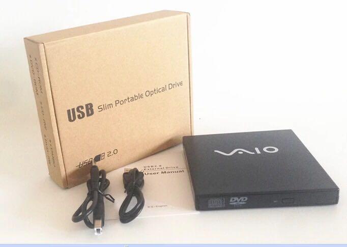 USB Slim Portable Optical Drive, Computers & Tech, Parts & Accessories ...