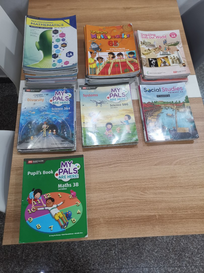 Various textbooks Primary 3 to Sec 1, Hobbies & Toys, Books & Magazines ...