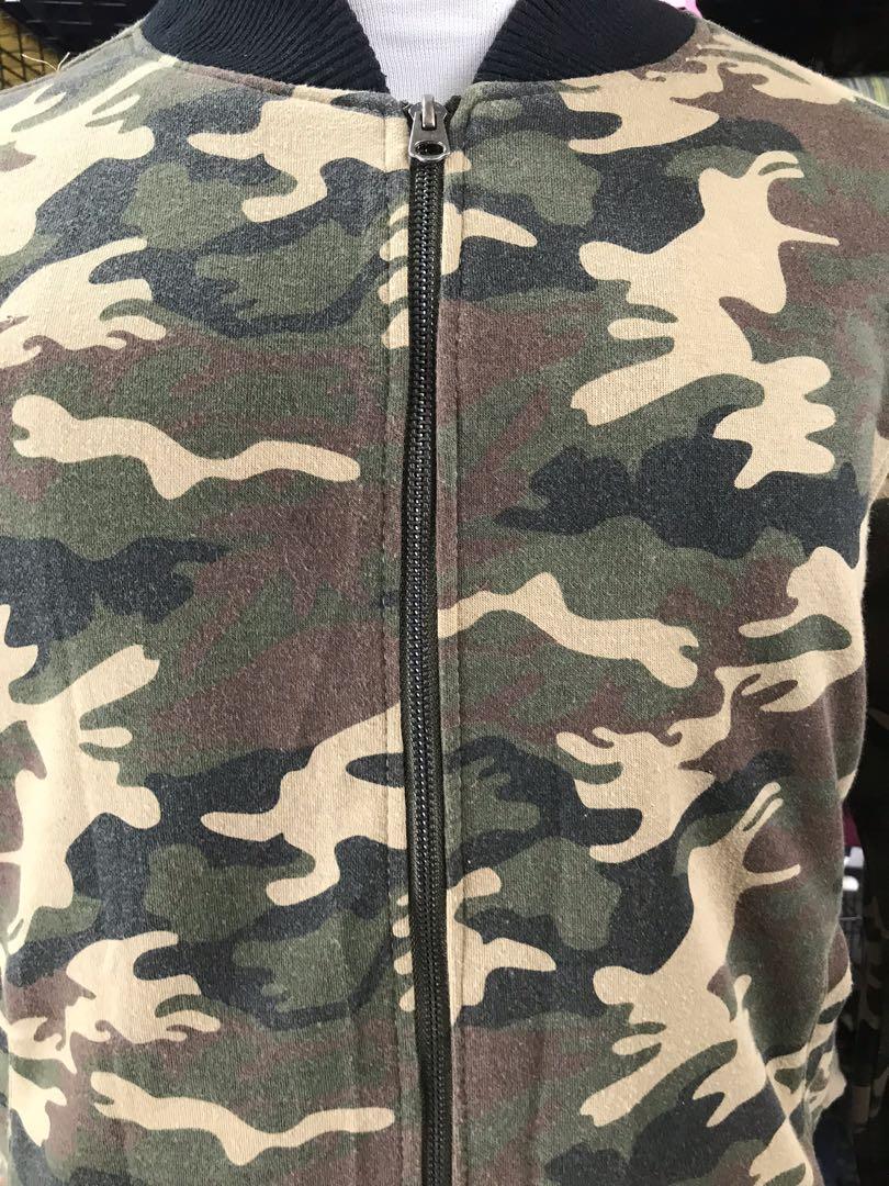 UNBRANDED CAMO VARSITY JACKET, Men's Fashion, Coats, Jackets and