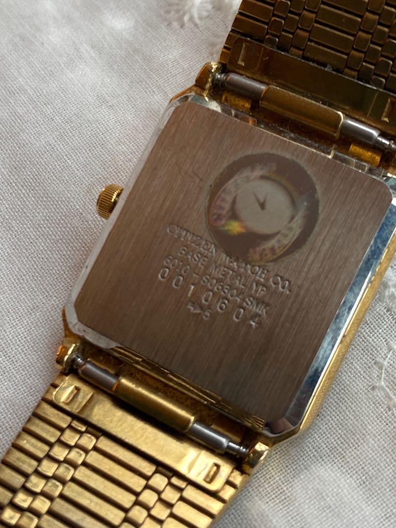 Vintage Citizen Quartz Gold Plated Wrist Watch