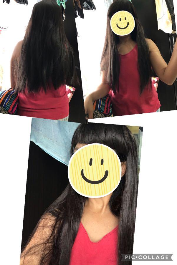 Wig (all 3 for 500) (Category: Hair) located in Famy. Submitted by echolima21 (Listing ID 1135721851, Image 3). Description: Ginamit lng sa klass ng niece ko Wala ng gagamit so better sell nalng All 3 for 500.