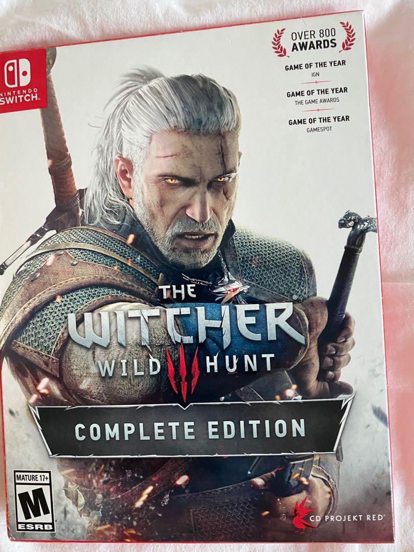 Witcher 3 complete edition 巫師3完全版 初回美版, 電子遊戲, 電子遊戲, Nintendo 任天堂