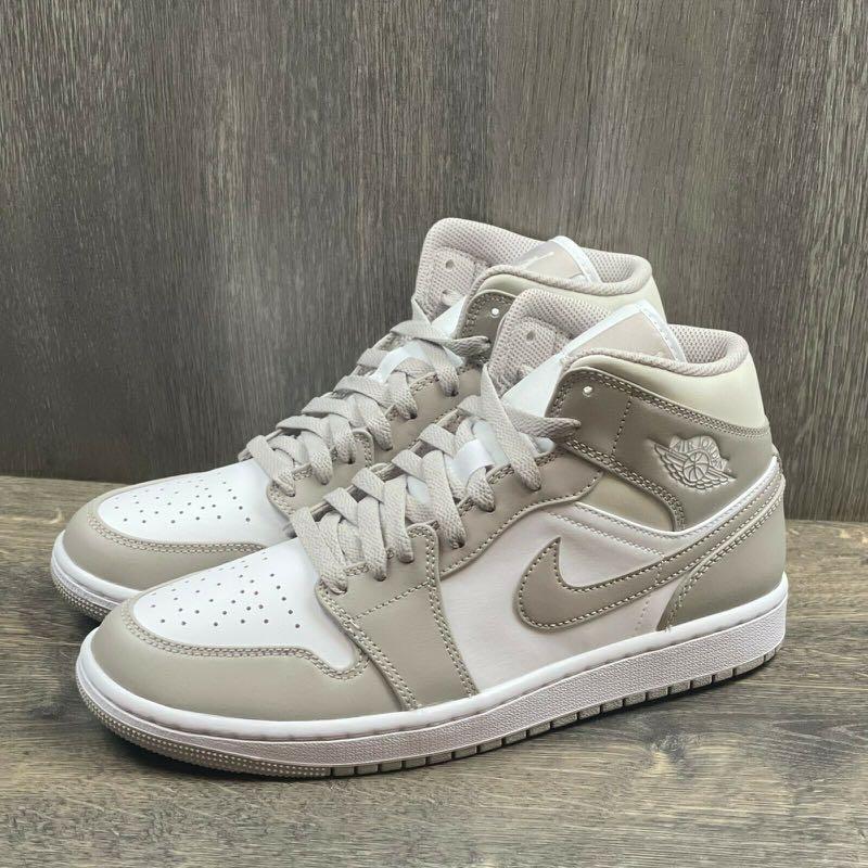 Jordan 1 Mid Linen College Grey