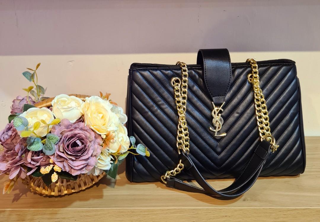 ysl chevron bag