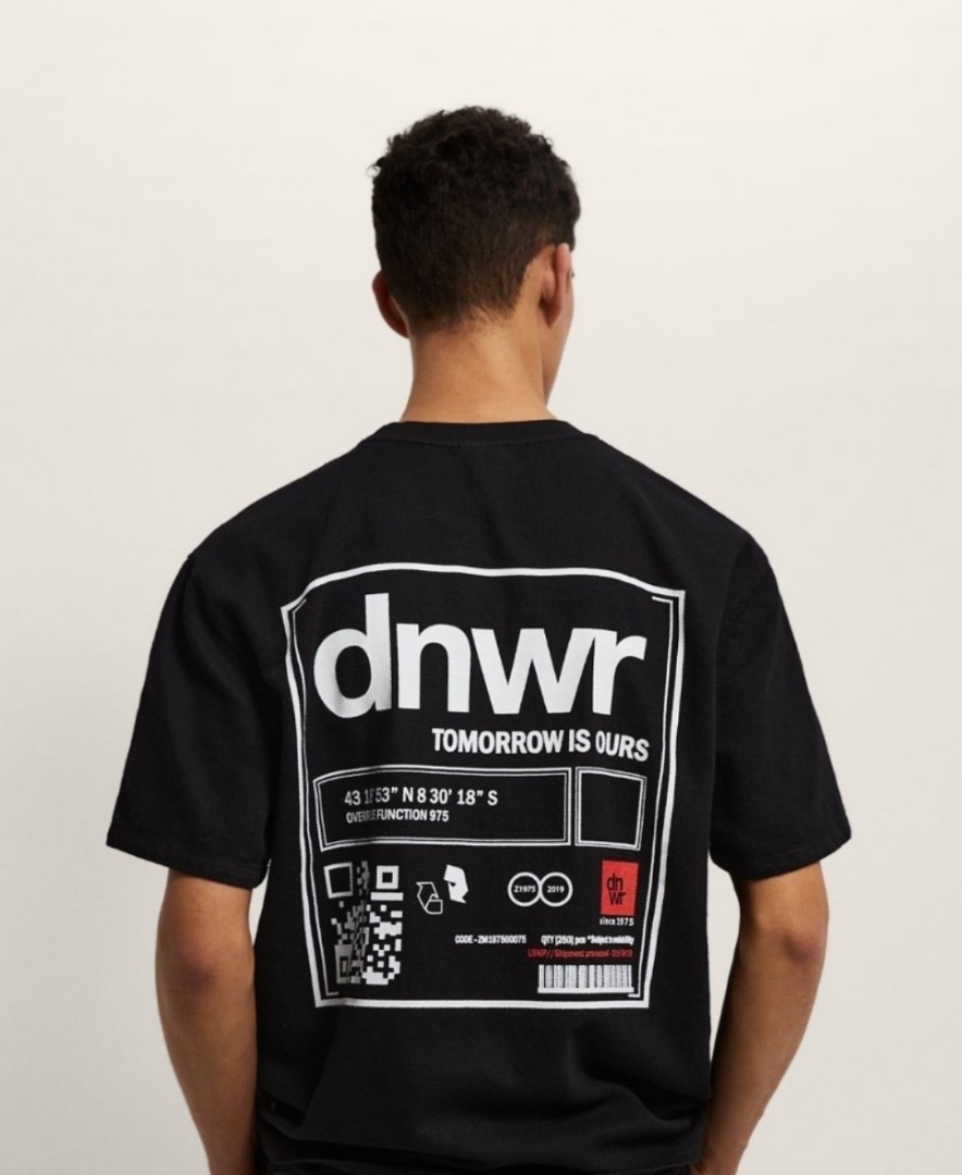 Zara dnwr oversized top tee, Men's 
