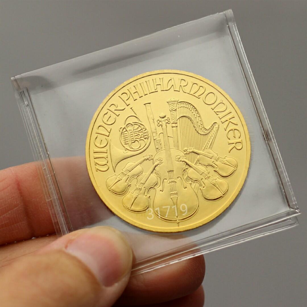 奧地利維也納黃金純金金幣1/10盎司~不分年份隨機出貨，黃金，純金，限量金幣，金~奧地利維也納愛樂純金金幣1/10盎司