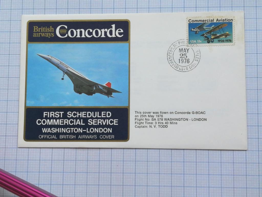 AUTOCOLLANT AIR FRANCE  CONCORDE  BAGAGE TAG 1976  LABEL N° 1 