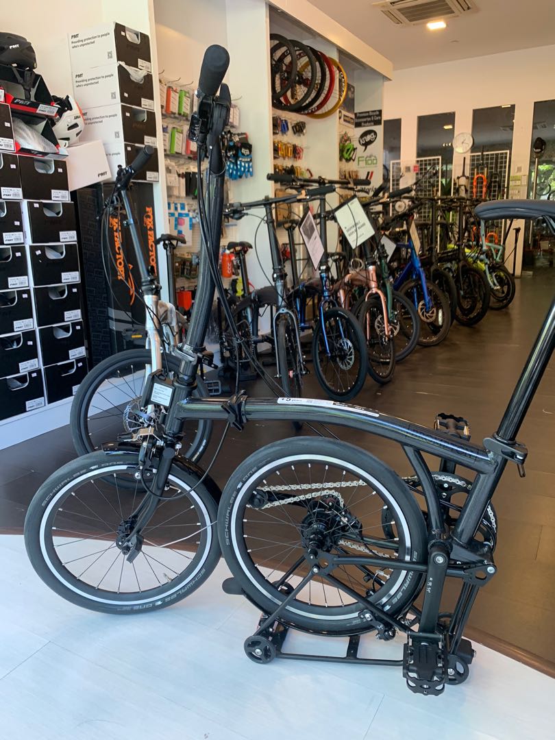 2022 Brompton P line H model 4 speed ( with rack ), Sports Equipment,  Bicycles & Parts, Bicycles on Carousell