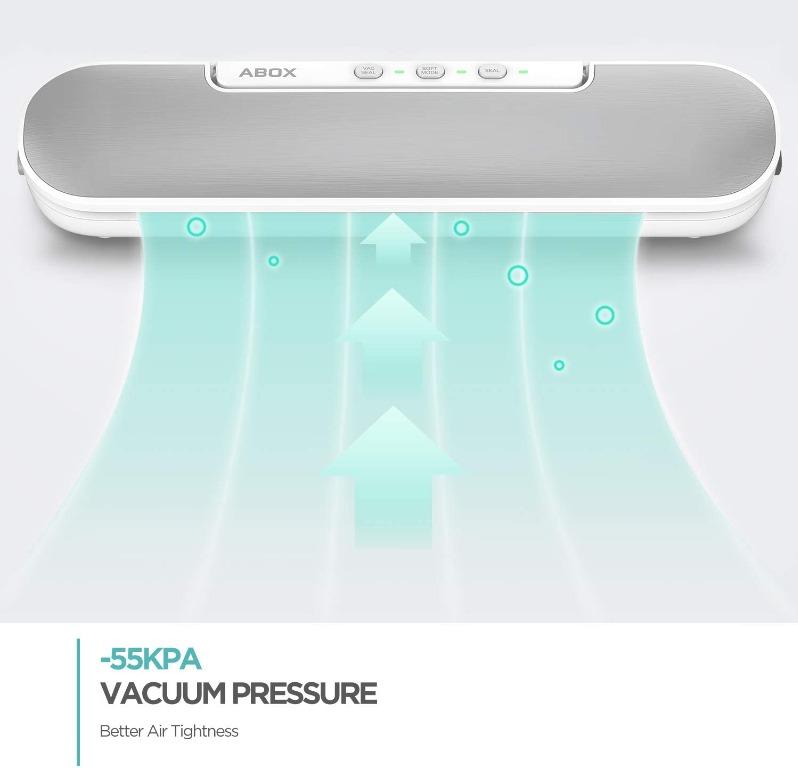 ABOX V69 4 in 1 Portable Food Vacuum Sealer Machine, Furniture & Home