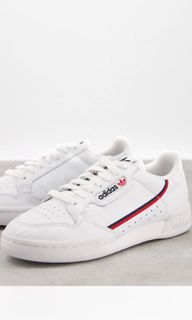 White adidas continental 80 best sale