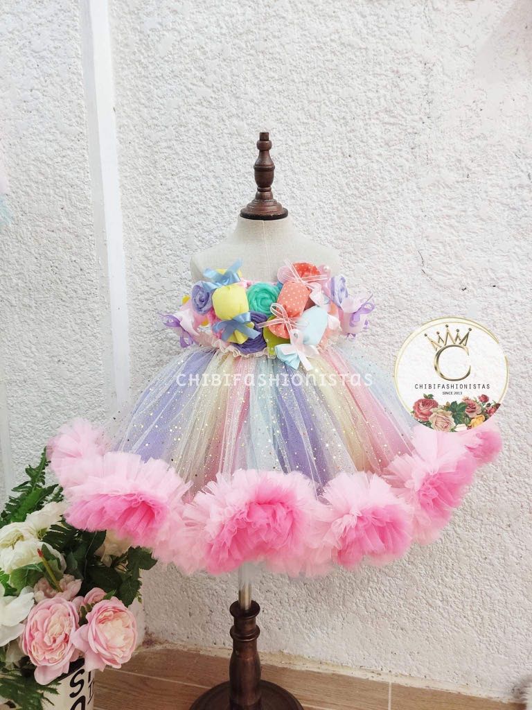 Baby Gown Candy Land Theme