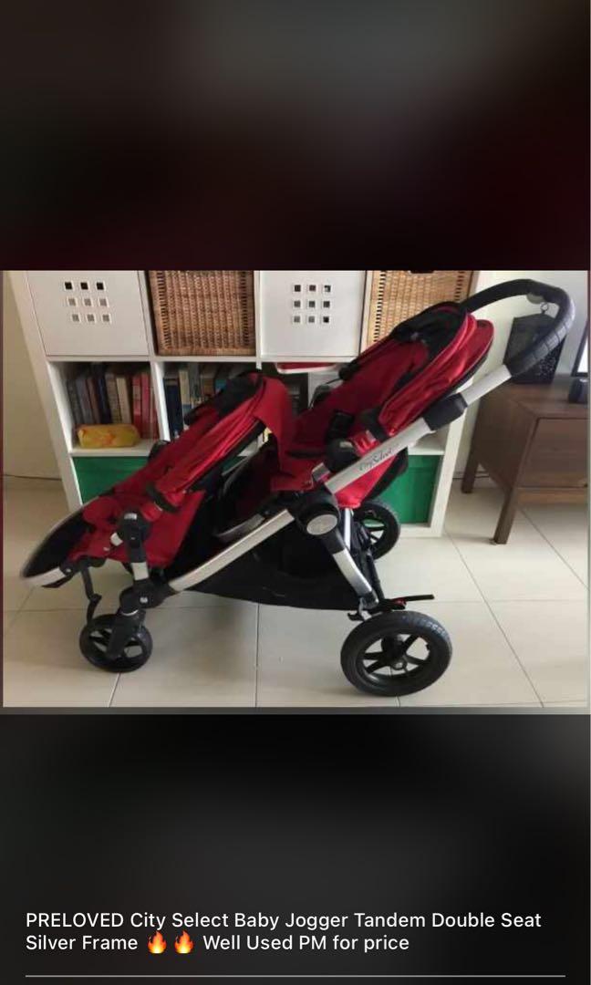 City select shop double stroller used