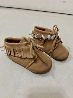 Baby Prewalker Tassel Shoes / Sepatu Cowboy Rumbai Bayi