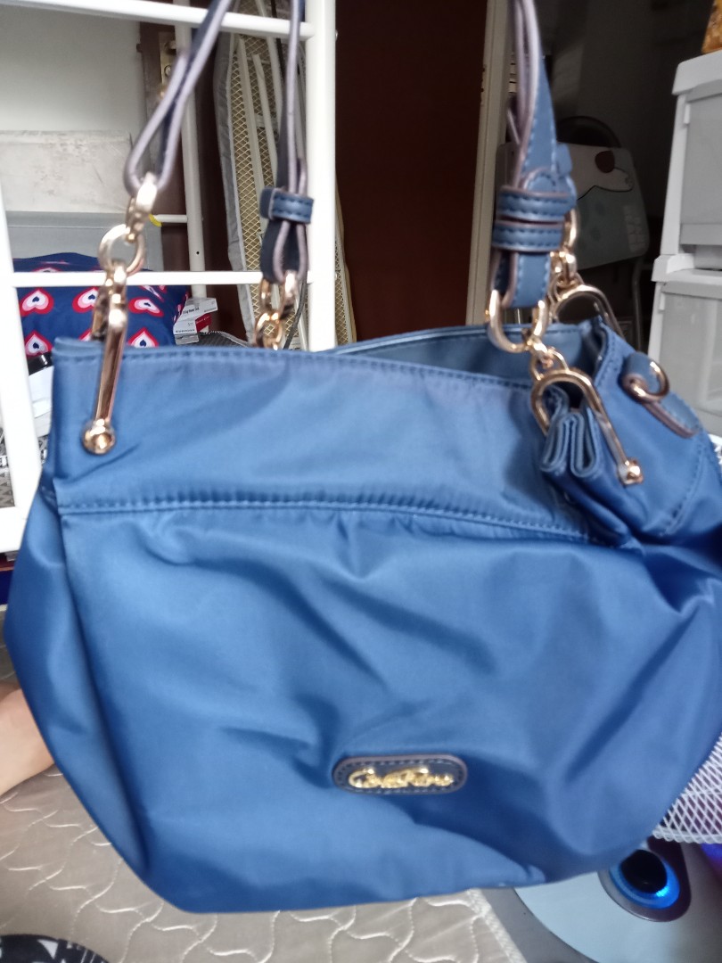 Blue Carlo rino sling bag, Women's Fashion, Bags & Wallets, Shoulder ...