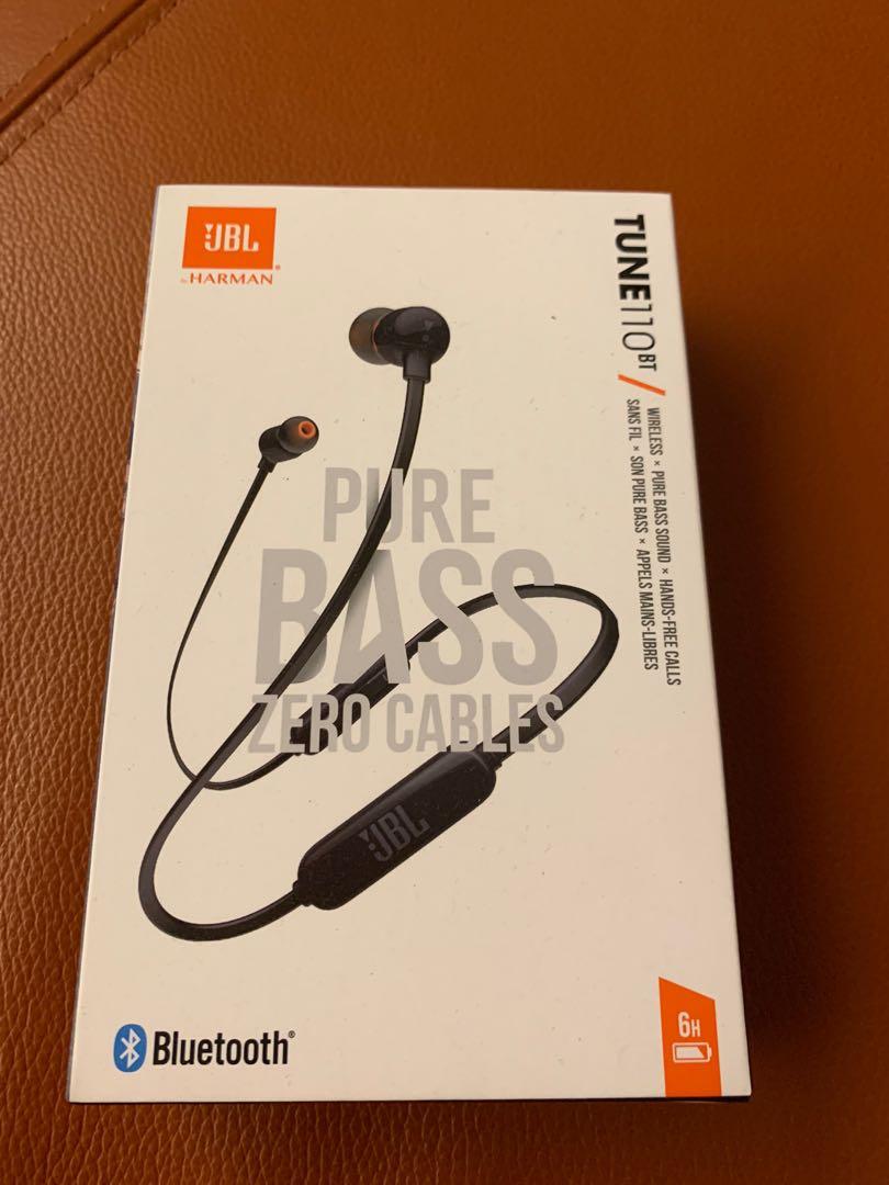 BNIB JBL Tune 110BT, Audio, Earphones on Carousell