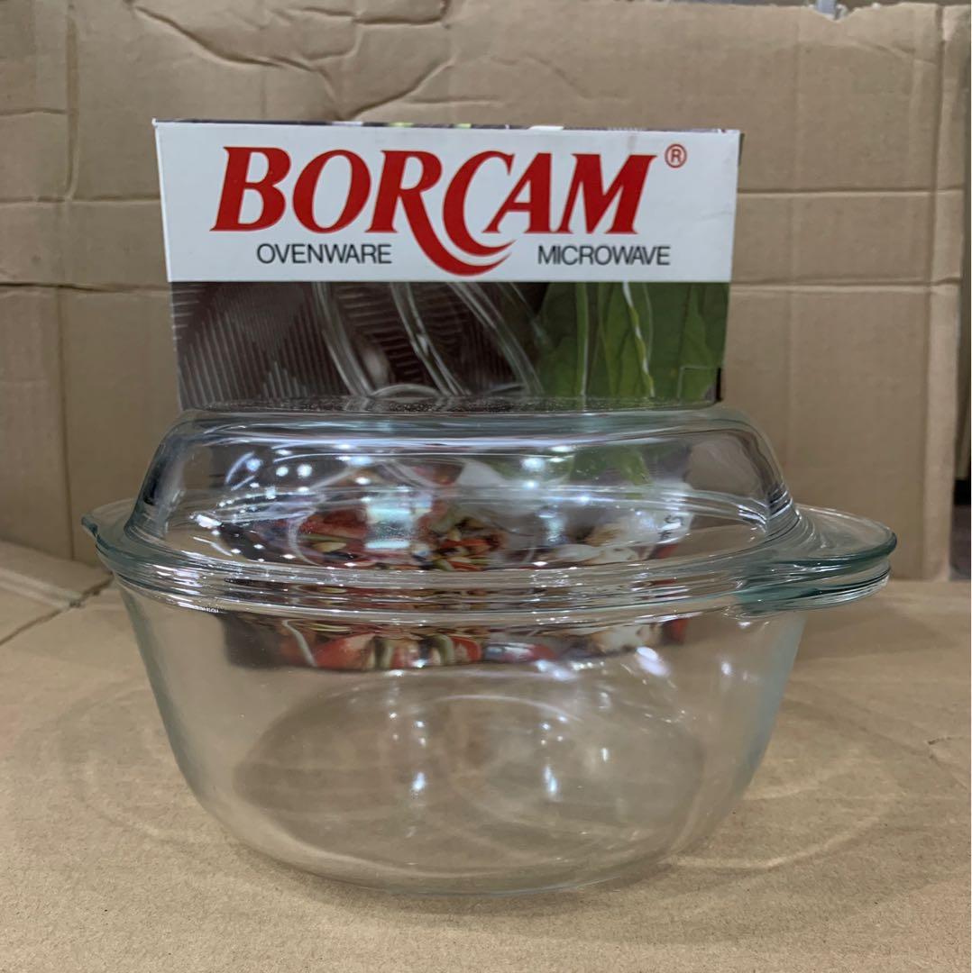 Borcam Glass Ovenware, Furniture & Home Living, Kitchenware & Tableware