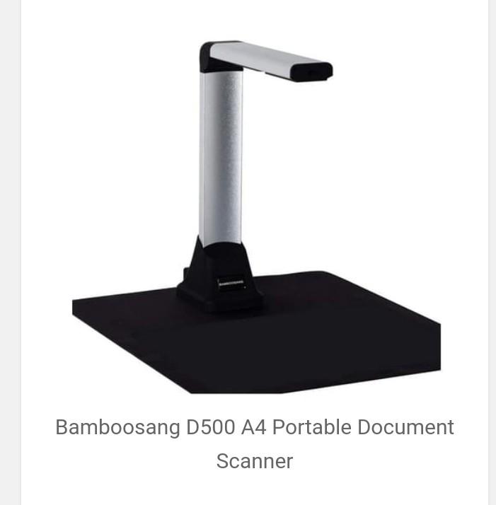 Brand New Bamboosang Model D500 Document Camera/Scanner, Computers