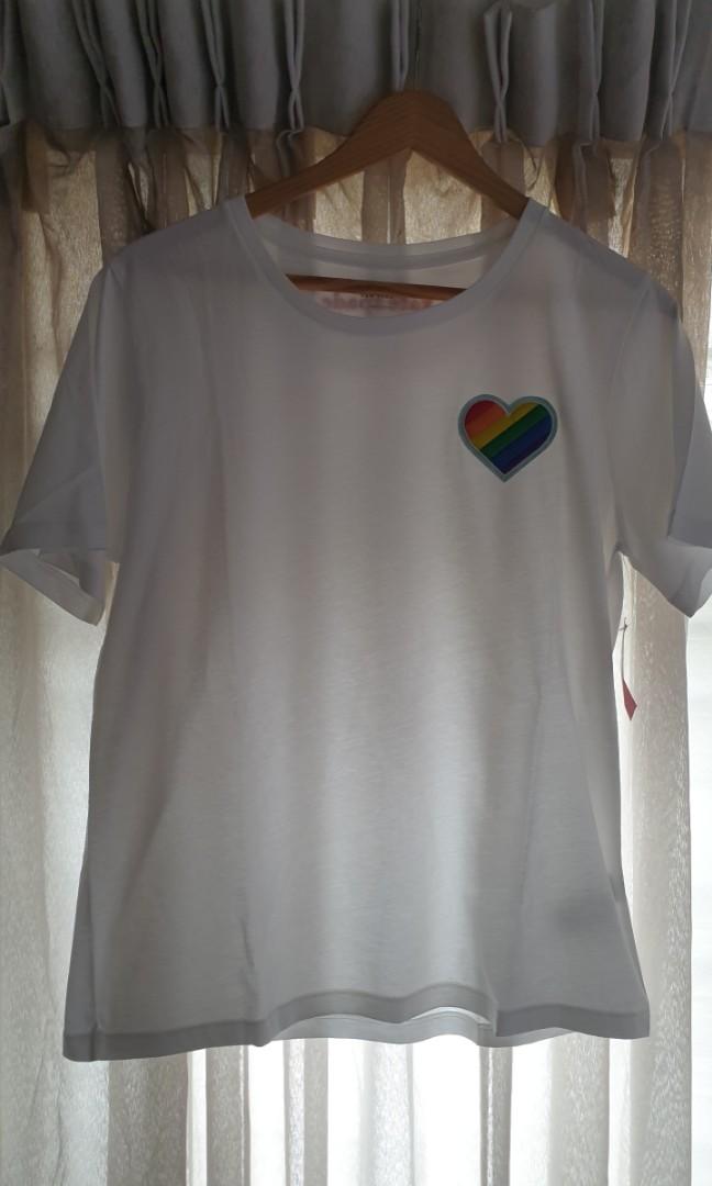 Kate Spade rainbow heart T-Shirt 