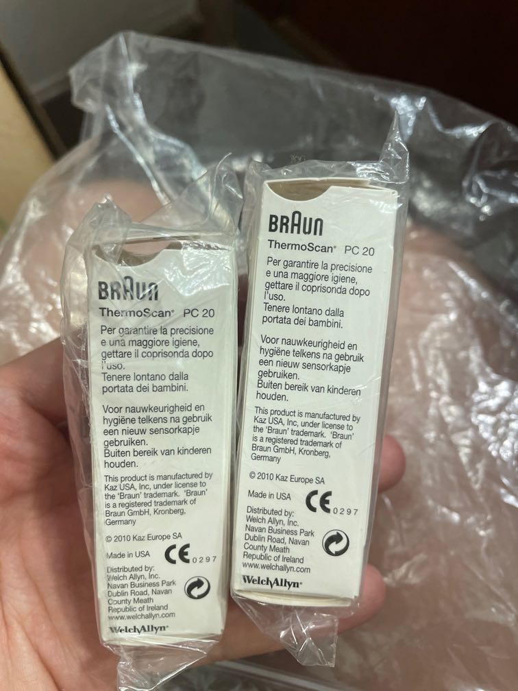 Braun thermoscan ear thermometer covers for free., Health & Nutrition