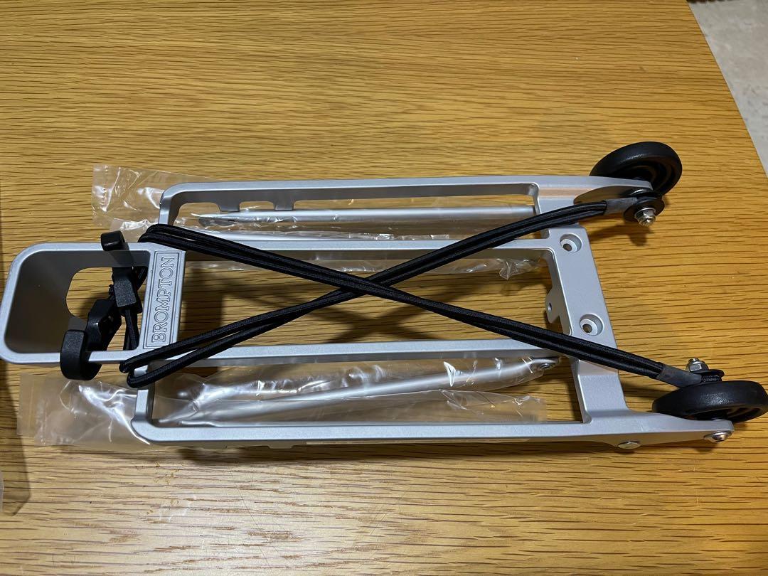 Brompton Rack Set Complete Silver Sports Equipment Bicycles Parts Parts Accessories on Carousell