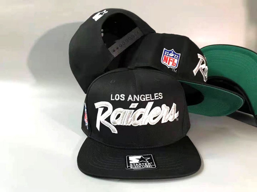 Raiders starter snapback sales